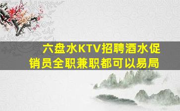 六盘水KTV招聘酒水促销员全职兼职都可以易局